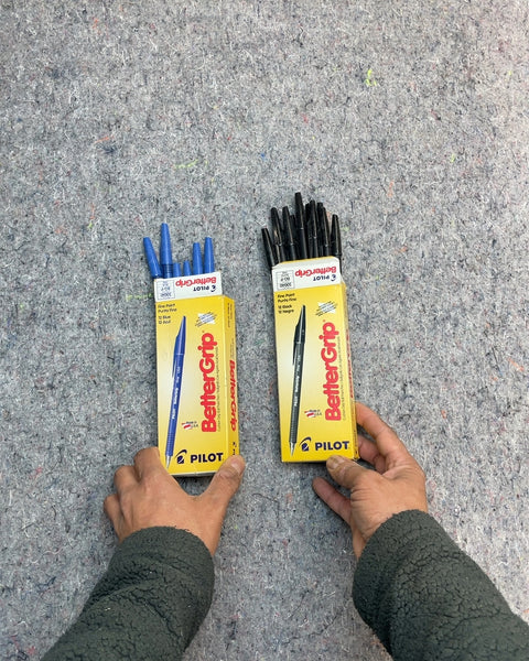 Grip of Pilot Better Grip Pens