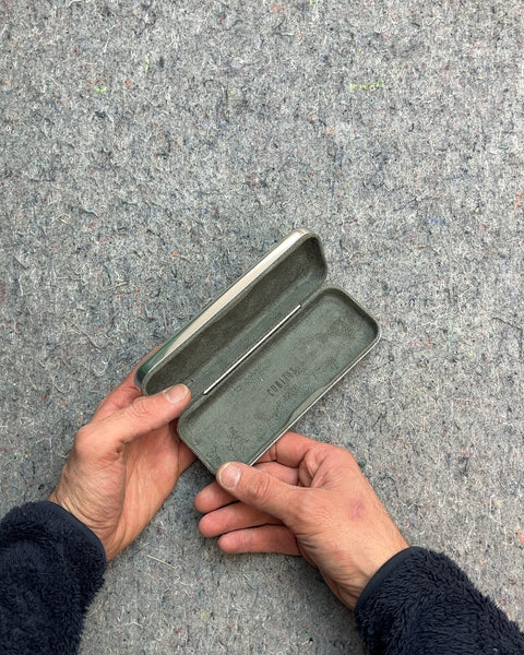 Silver Ribbed Glasses Case If You Can't Afford The RIMOWA