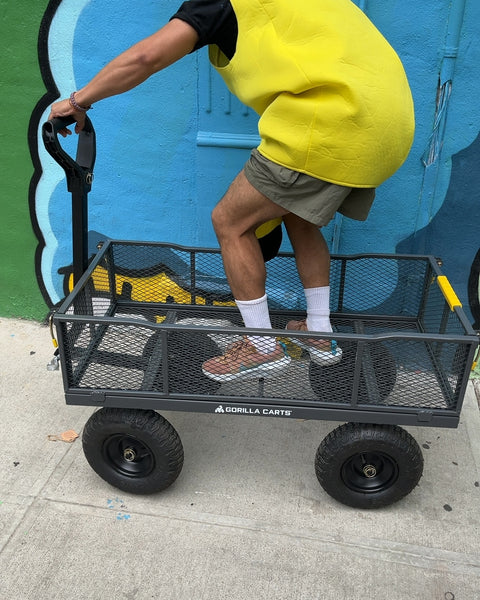 Gorilla Carts Heavy Duty Steel Utility Cart