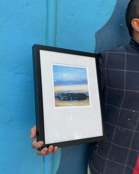 Sexy Framed Landscape Art Print, 12x15"