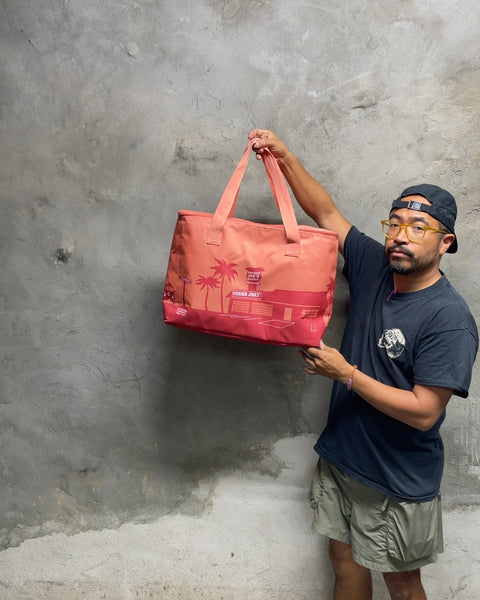 Trader Joe's Blood Orange Insulated Tote Bag