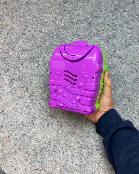 Green and Purple Bubble Machine