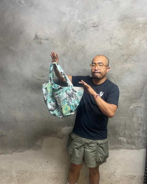 Handmade by Dee Floral Tote Bag