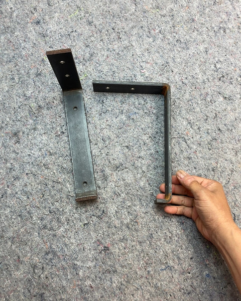 Metal Shelf Brackets, Set of 2