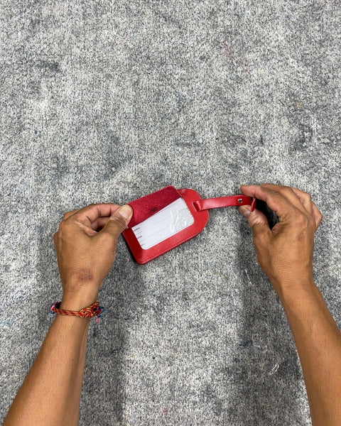 Viking Red Luggage Tag