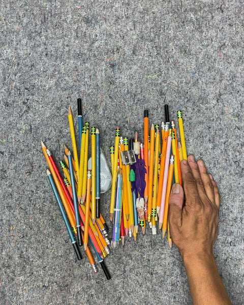Assorted Pencils and Art Supplies