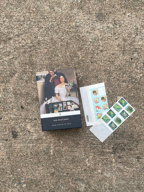 $8 Worth of Stamps + Maddd Literary Postcards
