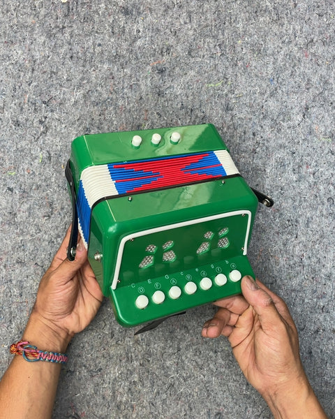 Green Toy Accordion