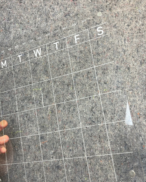 Acrylic Calendar Board