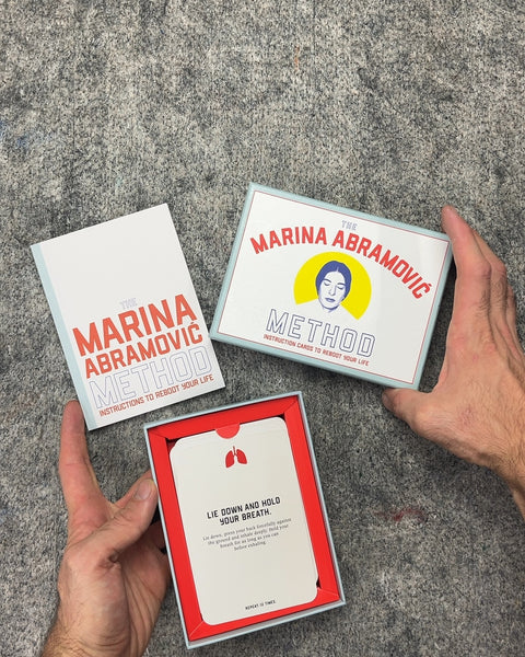 The Marina Abramovic Method Instruction Cards to Reboot Your Life