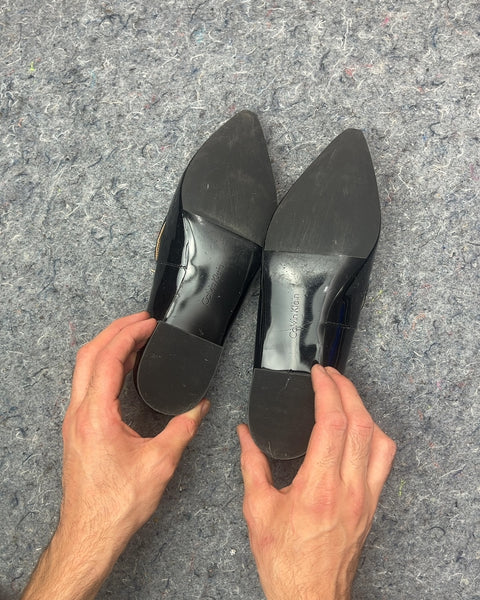 Calvin Klein Elin Pointed Toe Flats, Size US 8.5W or EU 38.5