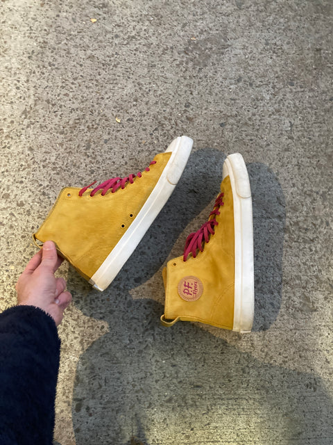 P.F. Flyer High Top Suede Sneakers In Excellent Condition, Size US 12M or EU 46.5