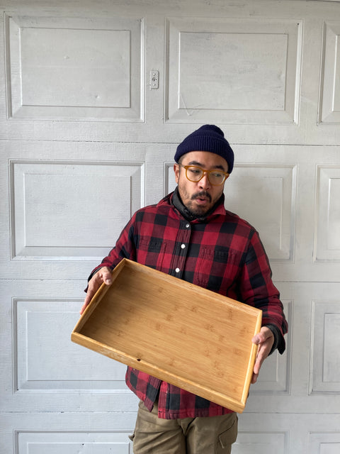Bamboo Tray To Eat Breakfast In Bed, 12x17”
