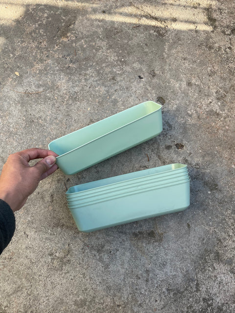 Set of Narrow Storage Bins