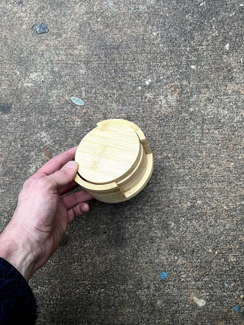 6 Bamboo Coasters