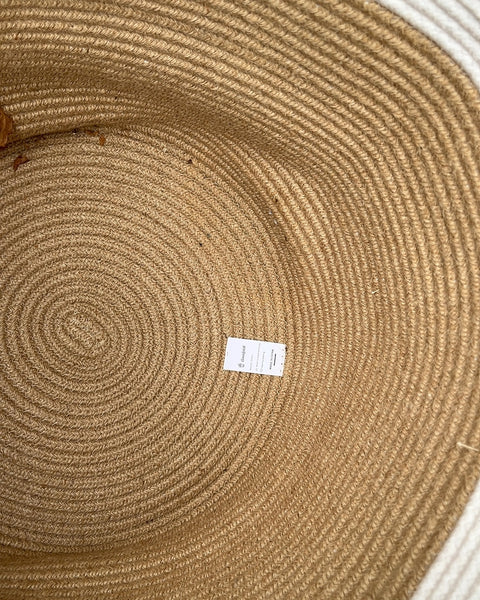 Bigass Two-Tone Woven Rope Basket, 15"