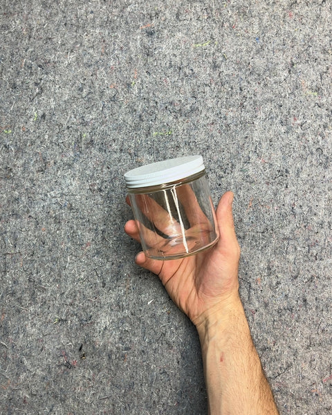 Clear Glass Jar with Lid