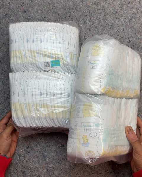 Pampers Newborn Diapers, Size N