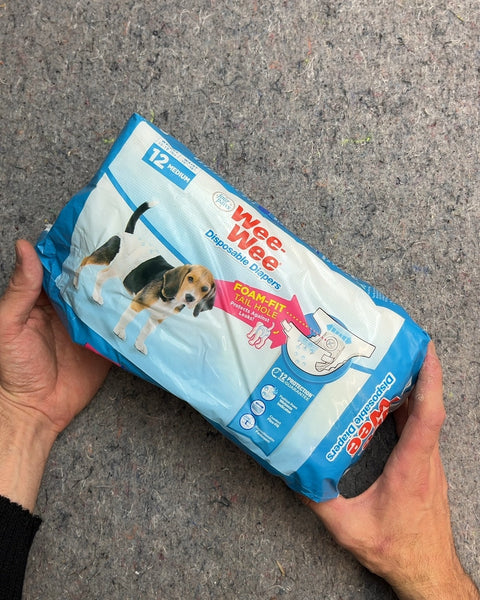 Wee-Wee Disposable Dog Diapers, Medium