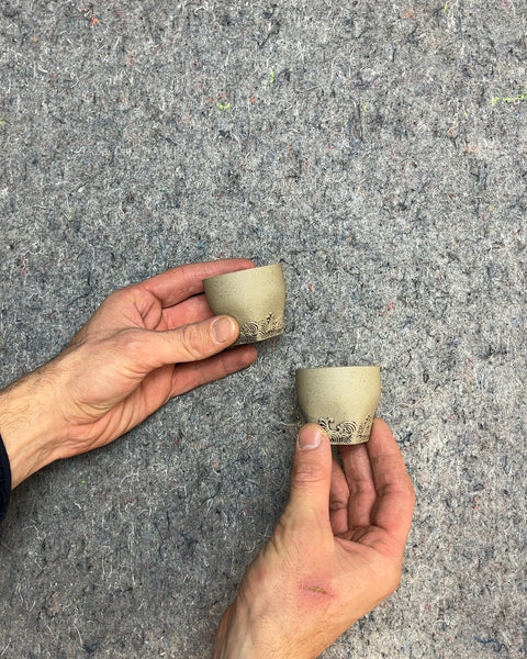 Two Small Ceramic Cups