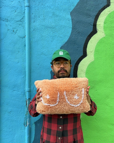 Decorative Pillow with Boobs