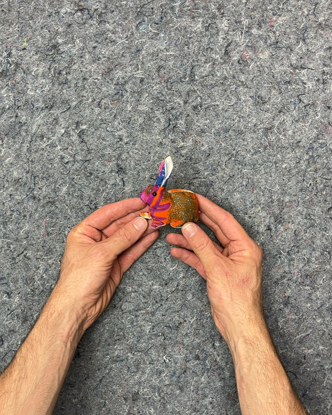 Colorful Decorative Rabbit Figurine