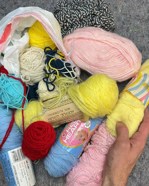 Assorted Colors Of Yarn