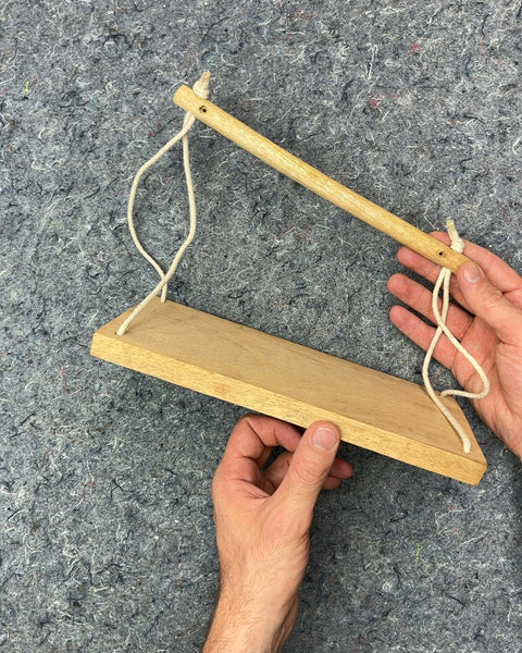 Urban Outfitters Asher Rope Hanging Wall Shelf