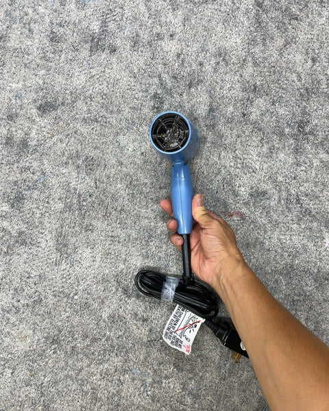 Conair Mini Compact Folding Travel Hair Dryer in Blue