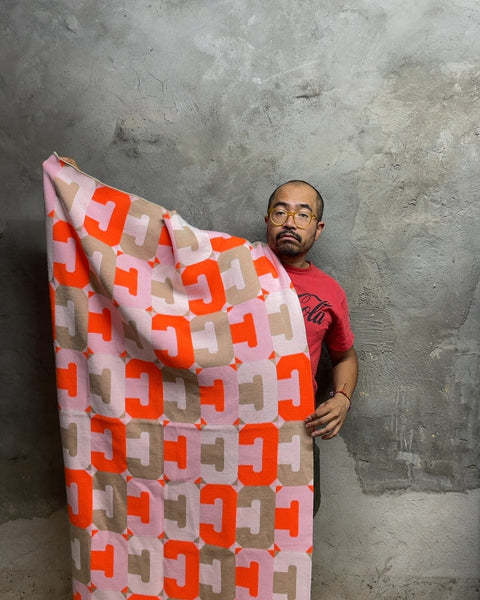 BaubleBar “C” On Repeat Custom Throw Blanket, 40x60"