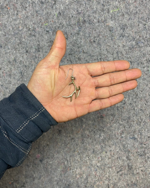 Dope Antler Drop Earring