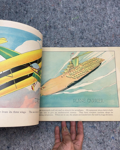 Vintage Airplane Coloring Books