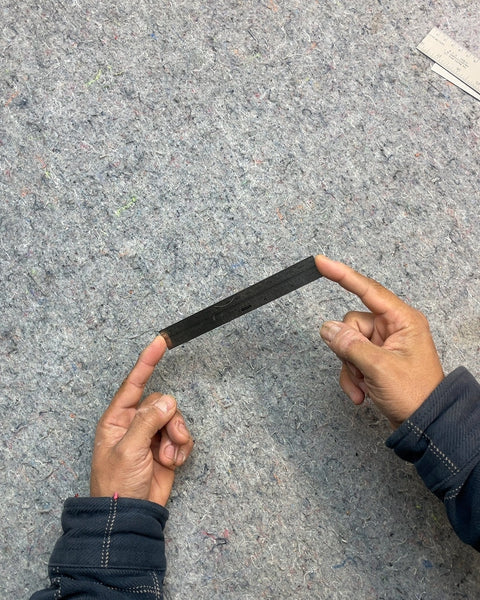Black Metal Ruler
