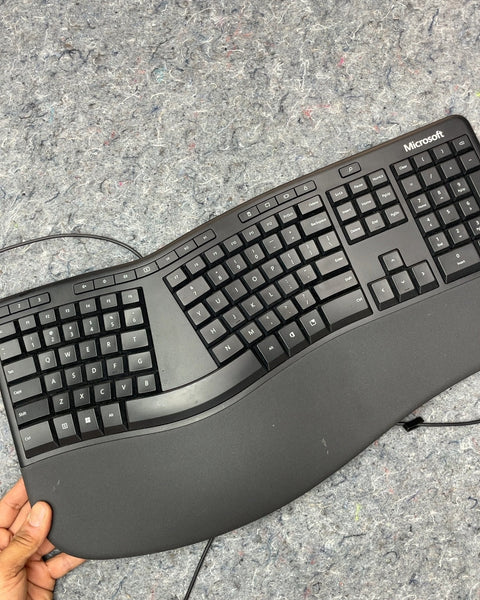 Microsoft QWERTY Ergonomic Wired Keyboard