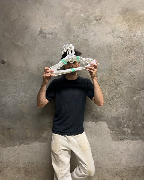 15 Or So White Plastic Clothes Hangers