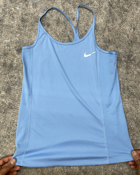 Nike Dri-FIT Racerback Mesh Running Tank Top, Size XS
