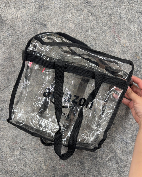 Amazon Clear Tote Bag, 11 x 11 x 5 in
