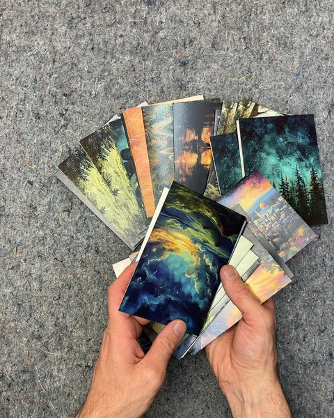Assorted Landscape Art Postcards