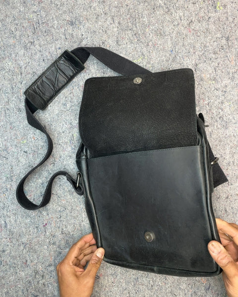 Velez Leather Crossbody Bag
