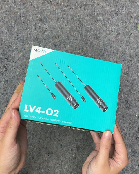 Movo LV4-O2 XLR Lavalier Omnidirectional Microphone Kit