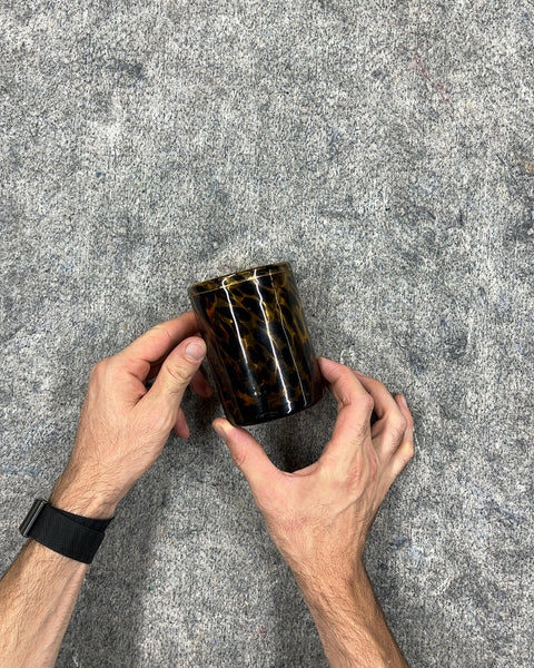 Sexy Tortoiseshell Drinking Glass
