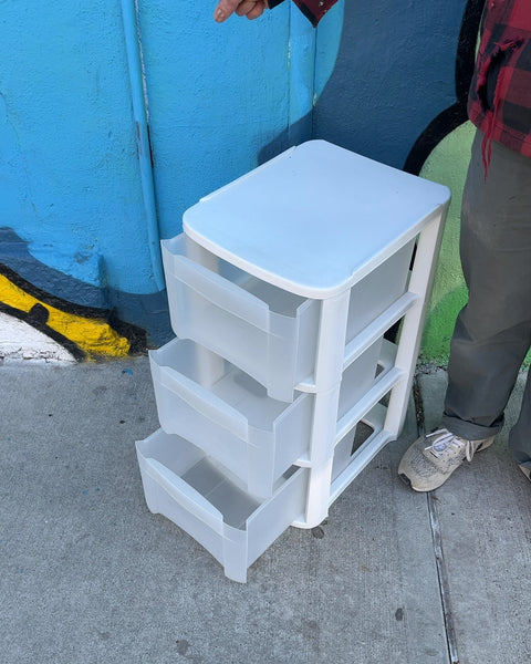 Sterilite 3-Drawer Storage Tower, W12xD15xH26"