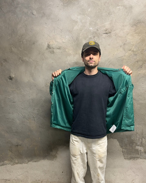 Franklin Marshall Green Windbreaker Jacket, Size L