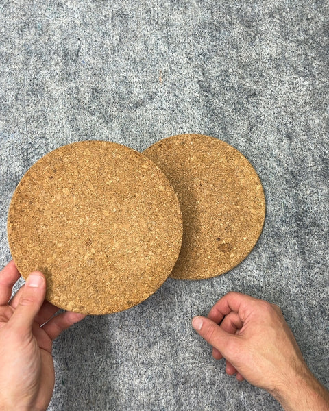 7” Round Cork Mats
