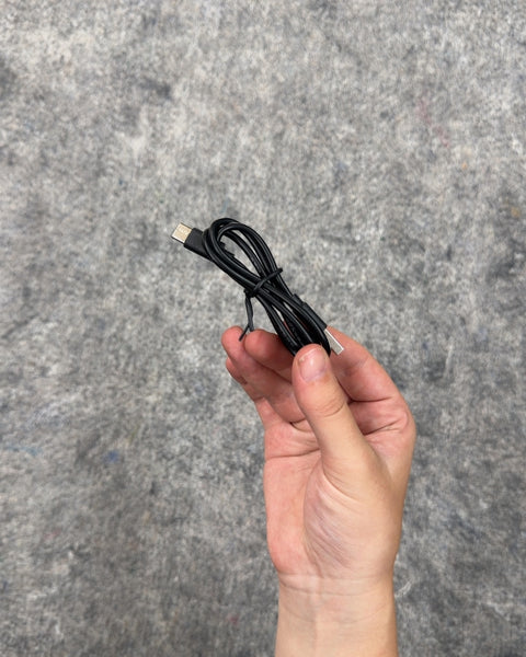 Black USB-C to USB-A Charging Cable