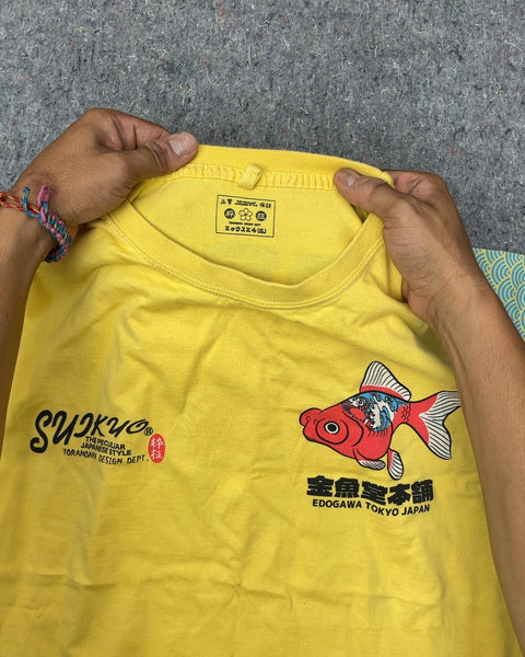Supkyo Goldfish Graphic T-Shirt, Size S