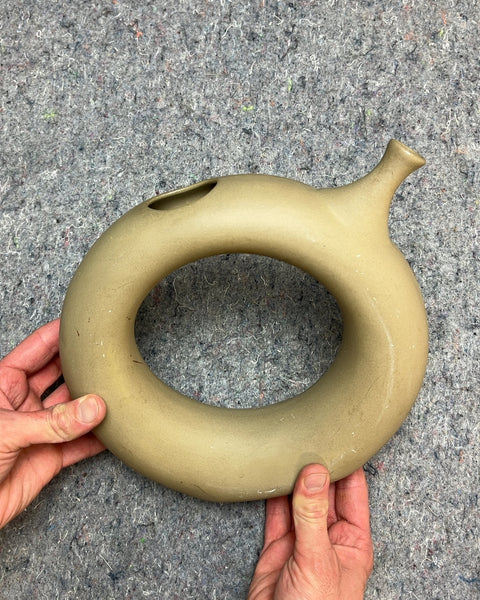 Super Pretty Ceramic Donut Vase, W10"