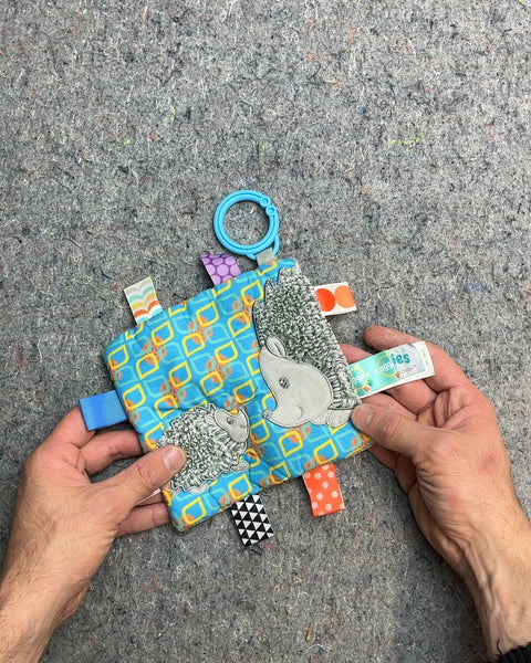 Mary Meyer Taggies Heather Hedgehog Crinkle Me Sensory Activity Toy