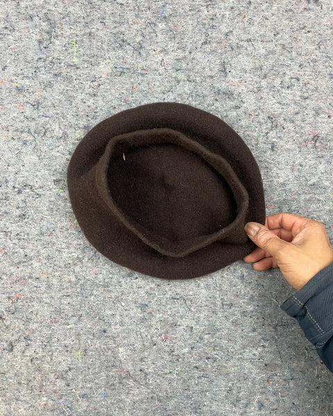Brown Beret Hat