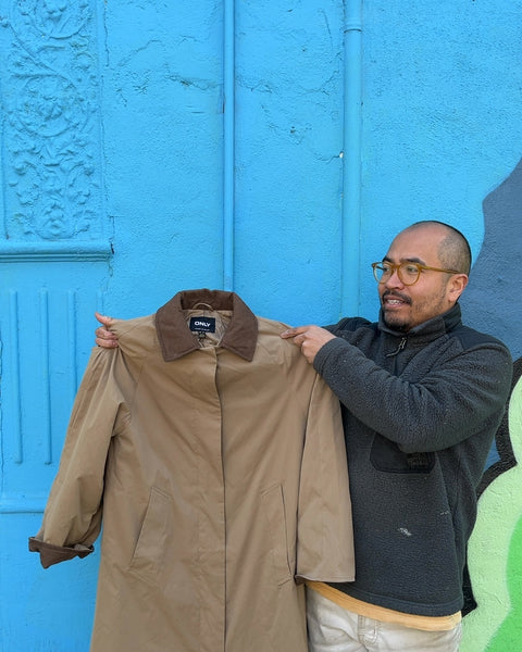 ONLY Tan Trench Coat, Size XS